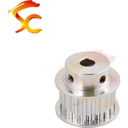 1PCS/lot HTD 5M Aluminum timing pulley 5M 20 teeth bore 8mm 10mm 12mm 14mm Suitable HTD 5M belt width 15mm