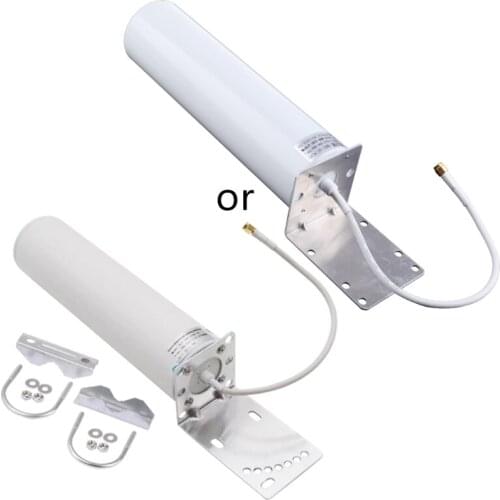 3G /4G LET Outdoor Barrel Antenna Mobile Phone Signal Amplification Receiving Antenna Dual SMA Male Router 12dBi Antenna