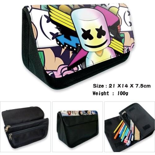 Fortnite Pencil Case Victory Royale Wallet Purse School Pen Zipper Canvas Bag Anime Battle Game Cartoon Make-up Bag Kids Gift