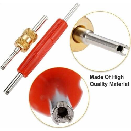 For R134 R12 Car Valve Core Remover Service AC System Car Truck Installer Tool Car Accessories Dual Valve Core Removers