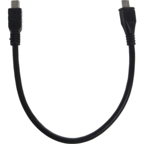 Micro USB 5 Pin B Male to Mini USB 5 Pin Male Data Adapter Converter Cable Cord