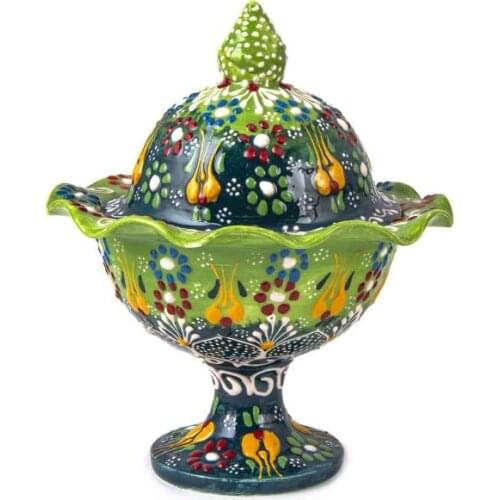 DesingONB Ceramic Handmade Sugar Bowl, Turkish Delight, Catering, Decoration, Decor Product