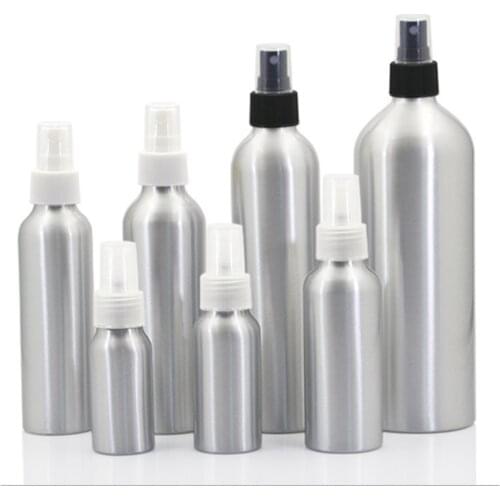 30/50/100/120/150/250ml Refillable Aluminum Spray Bottle Empty Bottle Mini Perfume Bottles Cosmetic Sprayer Cosmetic Packaging