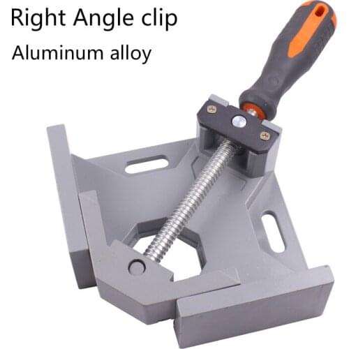 MYTEC Single Handle 90 Degrees Angle Aluminum Alloy Rectangular Clamp Woodworking Clamping Frame Tool