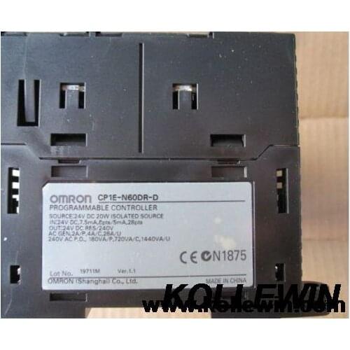 New OMR Sysmac Programmable logic controller CP1E-N60DR-D PLC CP1E CPU unit DC24V 36 DI 24 DO Relay