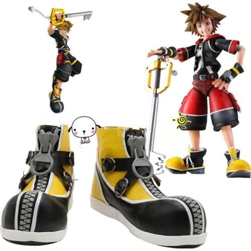 Anime Kingdom Hearts 2 Sora Cosplay Shoes