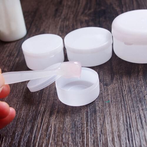 50Pcs 5g/20g/30g/50g Plastic Refillable Bottles Cosmetic Empty Jars Pot Eyeshadow Makeup Face Cream Container Portable Box