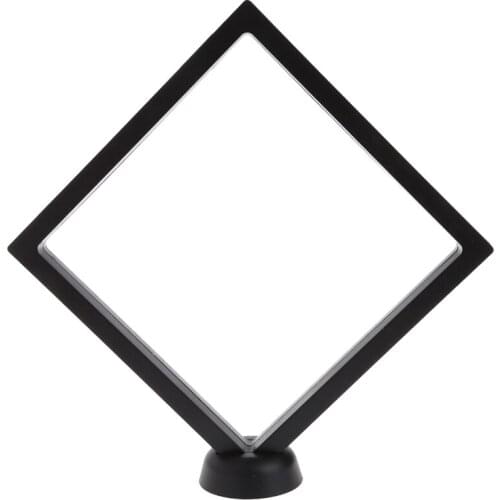 Suspended Floating Jewellery Display Case Gems Artefacts Stand Holder With Base 652B