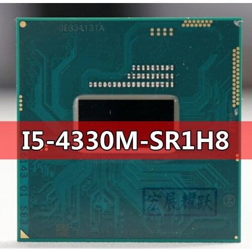 Intel Core I5-4330M SR1H8 Processor i5 4330M notebook Laptop CPU Socket G3 rPGA946B Suitable for HM86/HM87 chipset laptop