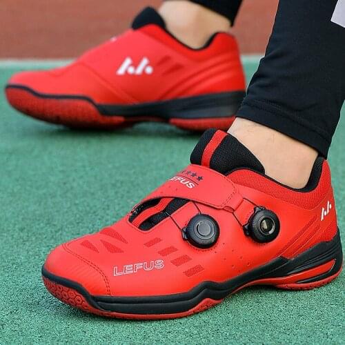 Professional Badminton Volleyball Shoes Men Women Tennis Court Training Sport Shoes Self Lock Cushion Jogging Gym Shoes Walking