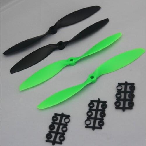 5Pair/10PCS RC Airplane 2-Blade 8038 8*3.8 APC Propeller Props CW/CCW for F330 X330 RC Quadcopter Plastic ABS Green Black Gemfan