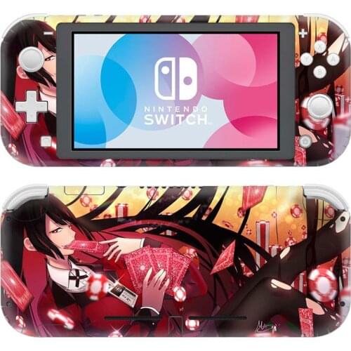 Vinyl Screen Skin Anime Kakegurui Protector Stickers for Nintendo Switch Lite NS Console Nintend Switch Lite Skins