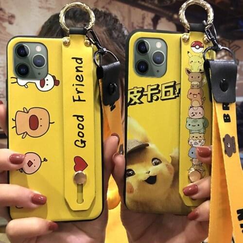 Back Cover Waterproof Phone Case For iphone 11 Pro Max For Woman Wrist Strap For Girls