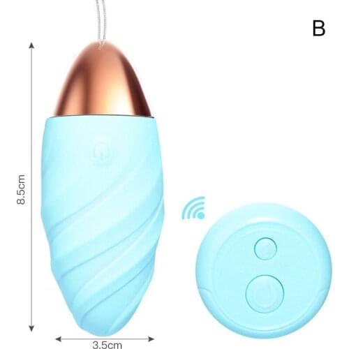Female Vibrating Egg Silicone Portable Wireless Remote Control Mute Masturbation Adult Toys Sex Toys TK-ing