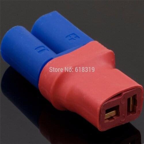 200pcs /Lot No Wires EC5 Female to Male T-Plug Adapter EC5 T - Plug Adapter