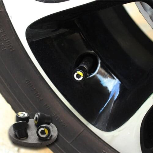 4 Pcs/set car tire valve cover for Smart Fortwo Forfour 453 451 450 Auto Wheel airtight rim Modification accessories car styling