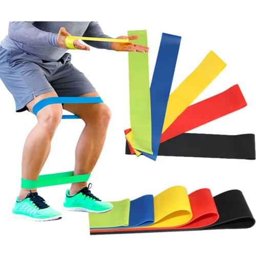 5piece Fitness Gum Exercise Gym Strength Resistance Bands Pilates Sport Rubber Fitness Mini Bands Crossfit Workout Equipment
