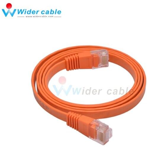 5Pieces 30AWG Passes Rohs 8P8C Flat CAT 5E Ethernet Computer Cable Patch RJ45