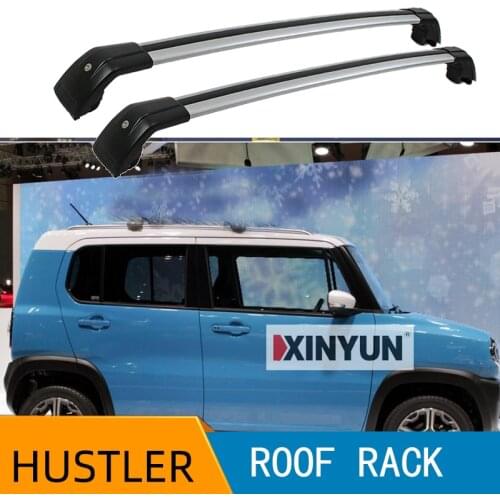 2Pcs Roof Bars for SUZUKI HUSTLER 2014- 2016 2017 2018 2019 Aluminum Alloy Side Bars Cross Rails Roof Rack Luggage Carrier