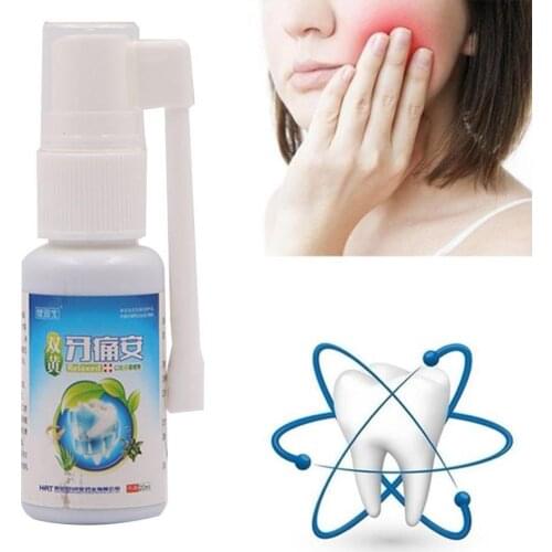 20ml Bacteriostasis Toothache Spray Relief Teeth Worms Periodontitis Oral Cleaning Tooth Pain Dental Tools Remove Care Cavi S0K4