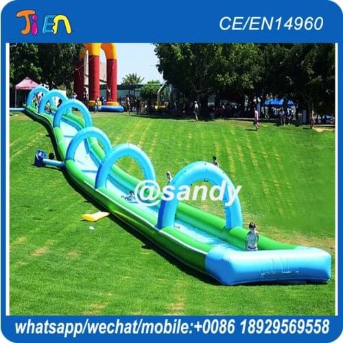 30x3x1.8mH giant inflatable slide the city,long inflatable slide n slip,giant inflatable water slide for summer party events