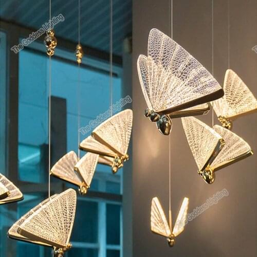 Festoon LED Ceiling Pendant Lights Interior Lamps Vertigo For Home Decor Decoration Kitchen Bar Living Room Fixture Illuminator