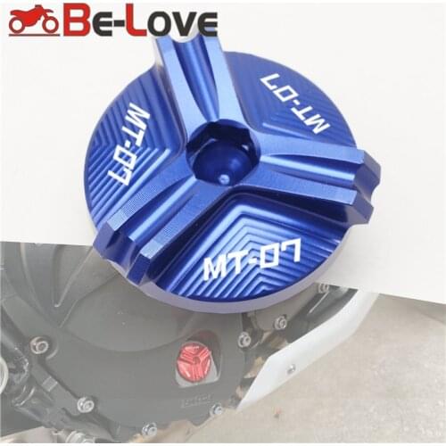 CNC Engine Oil Cap For Yamaha MT 07 MT-07 MT07 mt 07 2014-2019 2016 2017 2018 Motorcycles Oil Filler Cap Bolt Screw filler cover