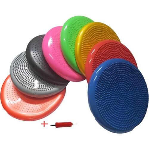 Yoga Balls Massage Pad Wheel Stability Balance Disc Cushion Mat Fitness Exercise Training ball Free shipping