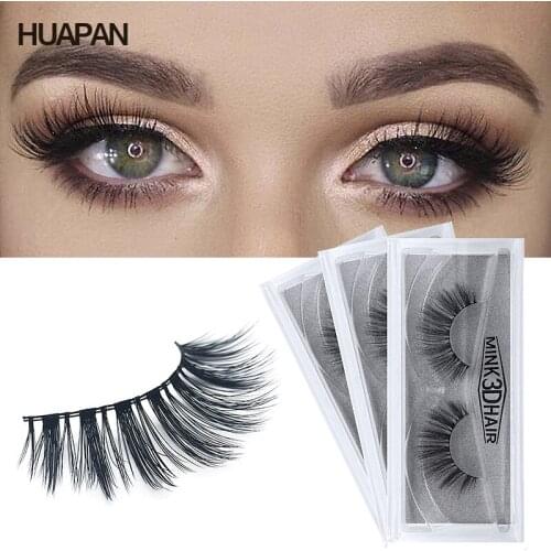 Fake Eyelashes Long Lasting High Quality 3D Mink Handmade False Eyelashes For Makeup Beauty Toiletry Winged Thick Natural Long
