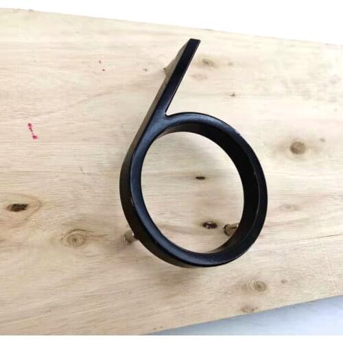 5" Floating House Number Modern Door numbers Outdoor Black Address plate numbers #0-9