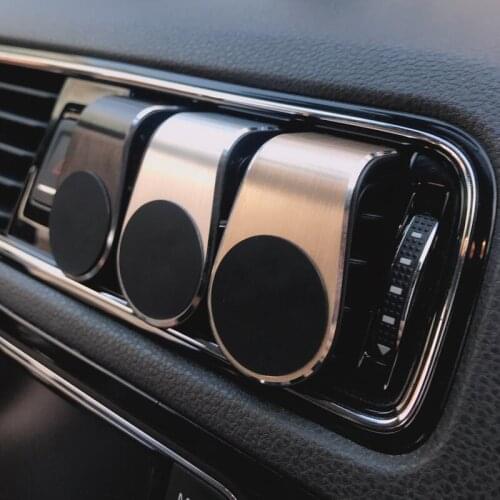 New Products Magnetic Car Phone Holder Car Universal Air Outlet Phone Rotating Bracket Creative Mini Stand