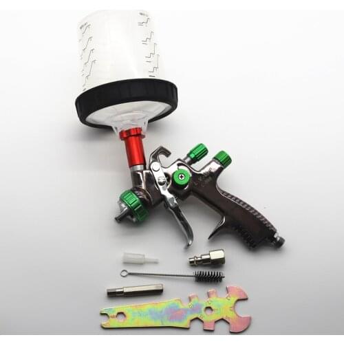 High Efficiency LVLP spray gun car paint spray gun 1.3 high atomization spray gun stainless steel nozzle paint gun 600ml