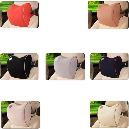 2pcs Car Neck Massage Pillow 3D Memory Foam Safety Seat Support Headrest Cushion for Volvo Toyota SAAB Opel Lexus Car Styling