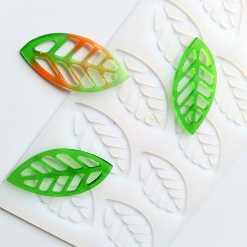 Silicone Chocolate Molds Leaf Shape Non-stick Ice Moulds Cake Mould Bakeware Kitchen Baking Tools Decoration