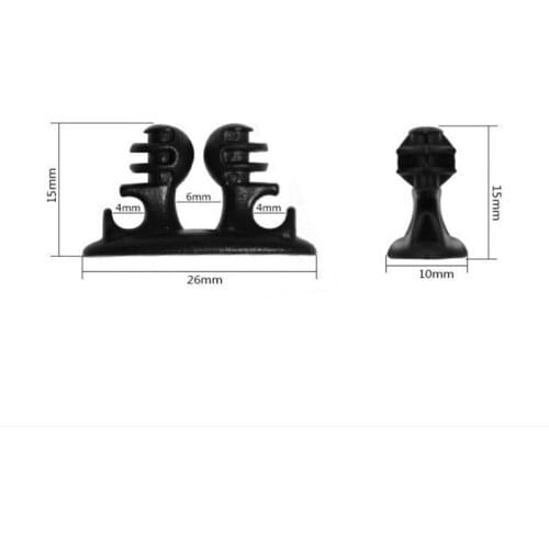 8pcs Car Wire Clip Stickers for TOYOTA RAV4 C-HR COROLLA CROWN REIZ PRIUS COROLLA VIOS LAND CRUISER PRADO Highlander Yaris Levin