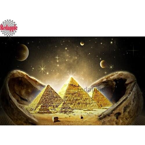 DIY 5D Diamond Painting"pyramids of Egypt "Diamond Embroidery sale Home Decoration Full Square/round Mosaic fantasy Picture icon