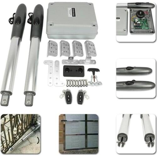 24V 300kg/660lb Single/Dual Heavy Duty Dual Swing Automatic Gate Opener with Remote Control