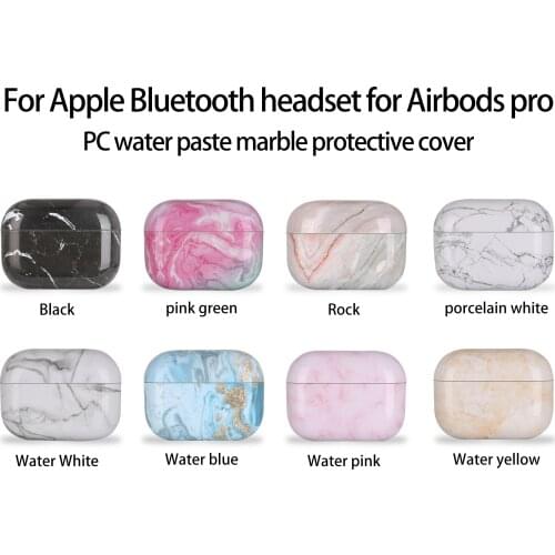Marble Pattern Cases For Original Apple Airpods pro Earphone Case Cute Cover For Apple Airpods pro Air Pods 1 Shell Sleeve Coqu