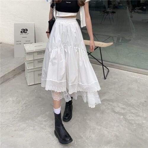 Cheap wholesale 2021 spring summer autumn new fashion casual sexy women Skirt woman female OL mid length skirt long skirt Ay9236