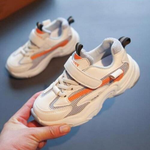 Childrens Casual Shoes 2021 Spring Summer New Girls' Running Shoes Boys' Non-slip Casual Sneaker Breathable Mesh Flats Shoes