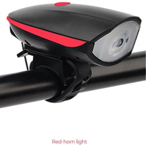 Horn-light Bicycle Headlight Usb Charging Night Riding Bright Led Bright Headlight Cycling Equipment Accessories
