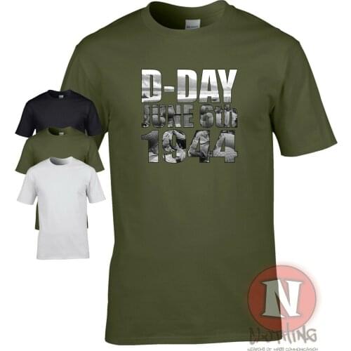 D-Day T-shirt World War allies reenactor operation Overlord June 1944