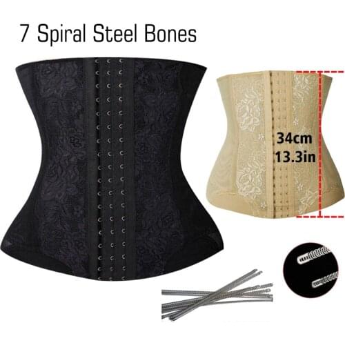 New Plus Size XXXL Waist Trainer Corsets Minceur Waist Cincher Waist Trainer Belts Slimming Steel Boned Corsets Body Shapers