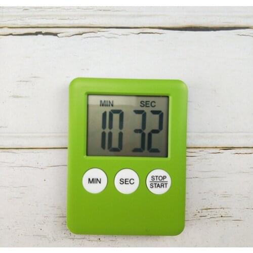 Magnet Kitchen Timer Electronic LCD Digital Screen Cooking Count Up Countdown Clock Alarm Sleep Stopwatch Clocks Kitchen Gadget