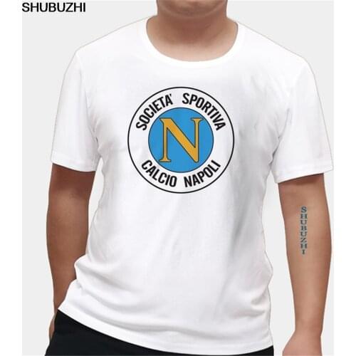 Men SSC Napoli Camiseta Maurizio Sarri Dries Mertens T Shirts Short Sleeve Anciana Fans Club Cotton tshirt Tops euro size