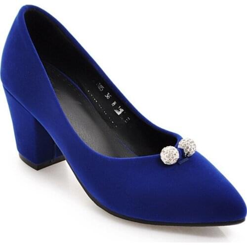 New spring 2018 comfortable high single shoes with thick with joker 40-43 red bride shoes 18323