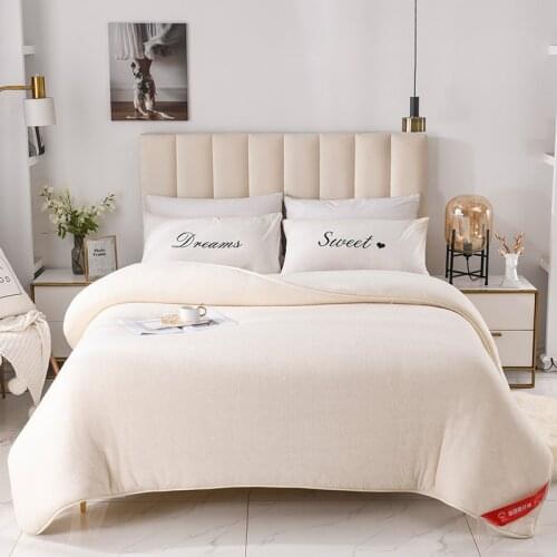 Winter Spring Fall Duvet Comforter Single Twin Double Queen King Natural Cotton Duvet Summer Quilts for Kids Adults 220x240cm