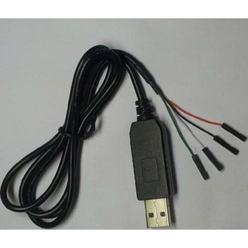 PL2303 PL2303HX USB to UART TTL Cable Module 4p 4 Pin RS232 Converter Also Support Raspberry pi 3 Model B