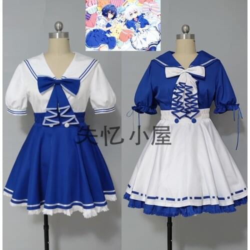 [Customized] Anime ZOMBIE LAND SAGA Revenge Konno Junko Mizuno Ai Lovely Dress Uniform Cosplay Costume Halloween Party Outfit Fo
