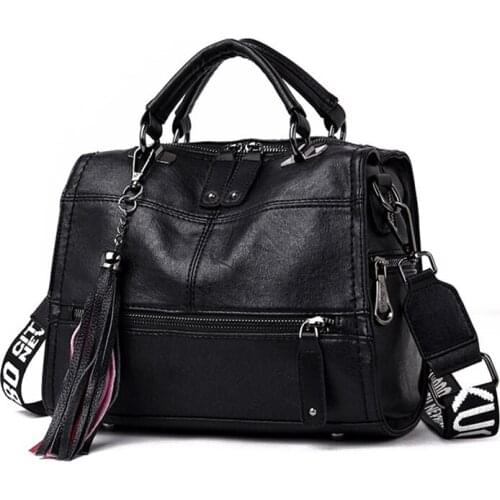 Hot Vintage Leather Tassels Luxury Handbags Women Bags Designer Handbags High Quality Ladies Hand Shoulder Bags For Women 2021